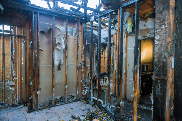 Professional Soot Cleanup technician working in Hopewell, NJ